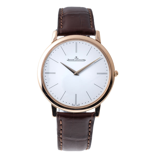 Jaeger LeCoultre Master Ultra Thin oro rosado de 18 quilates cuerda manual reloj para caballeros Q1292520  120.2.79  [2606284]