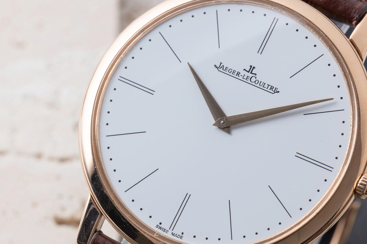 Jaeger LeCoultre Master Ultra Thin oro rosado de 18 quilates cuerda manual reloj para caballeros Q1292520  120.2.79  [2606284]
