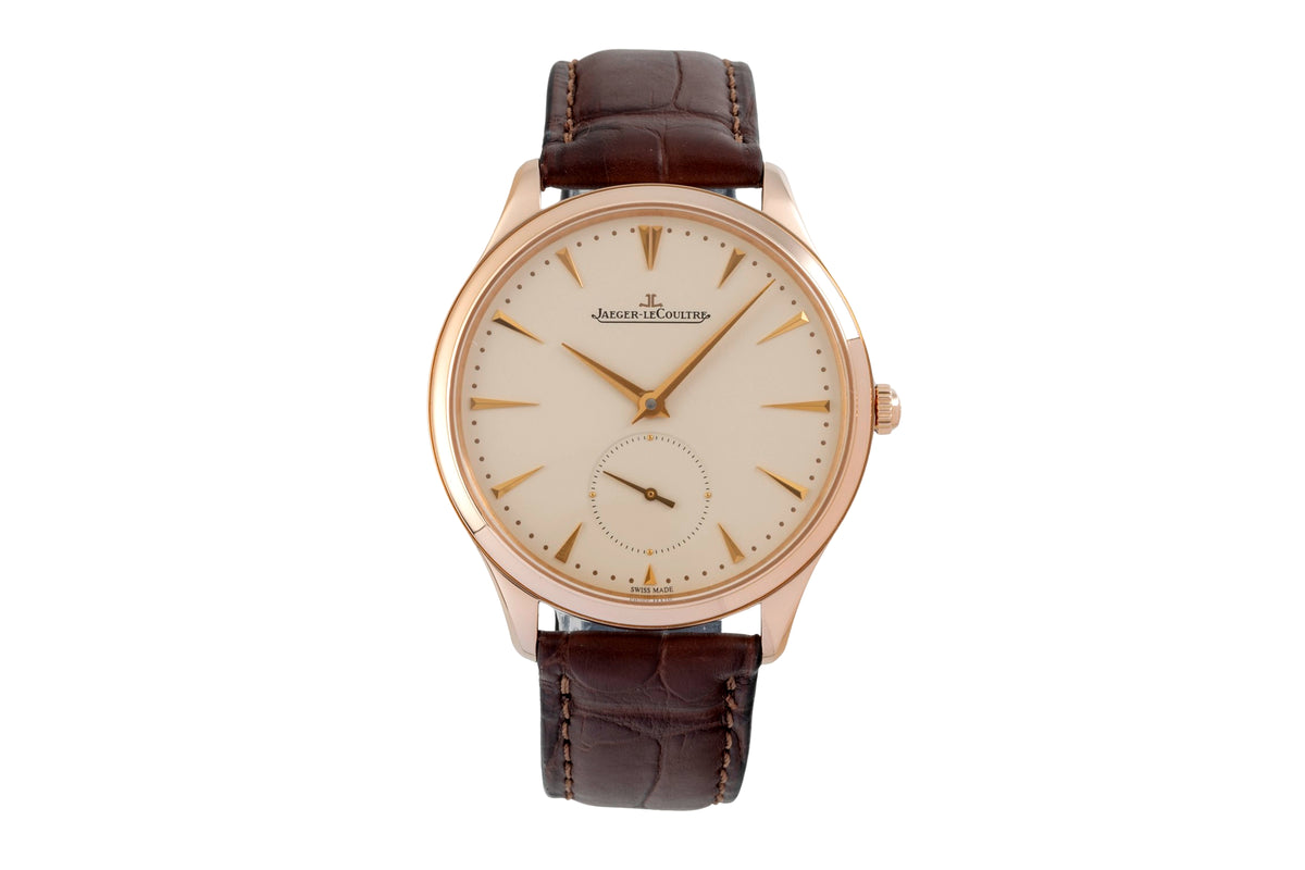 Jaeger LeCoultre Master Ultra Thin 18 ct red gold automatic men's watch Q1272510 171.2.90.S  [2606289]
