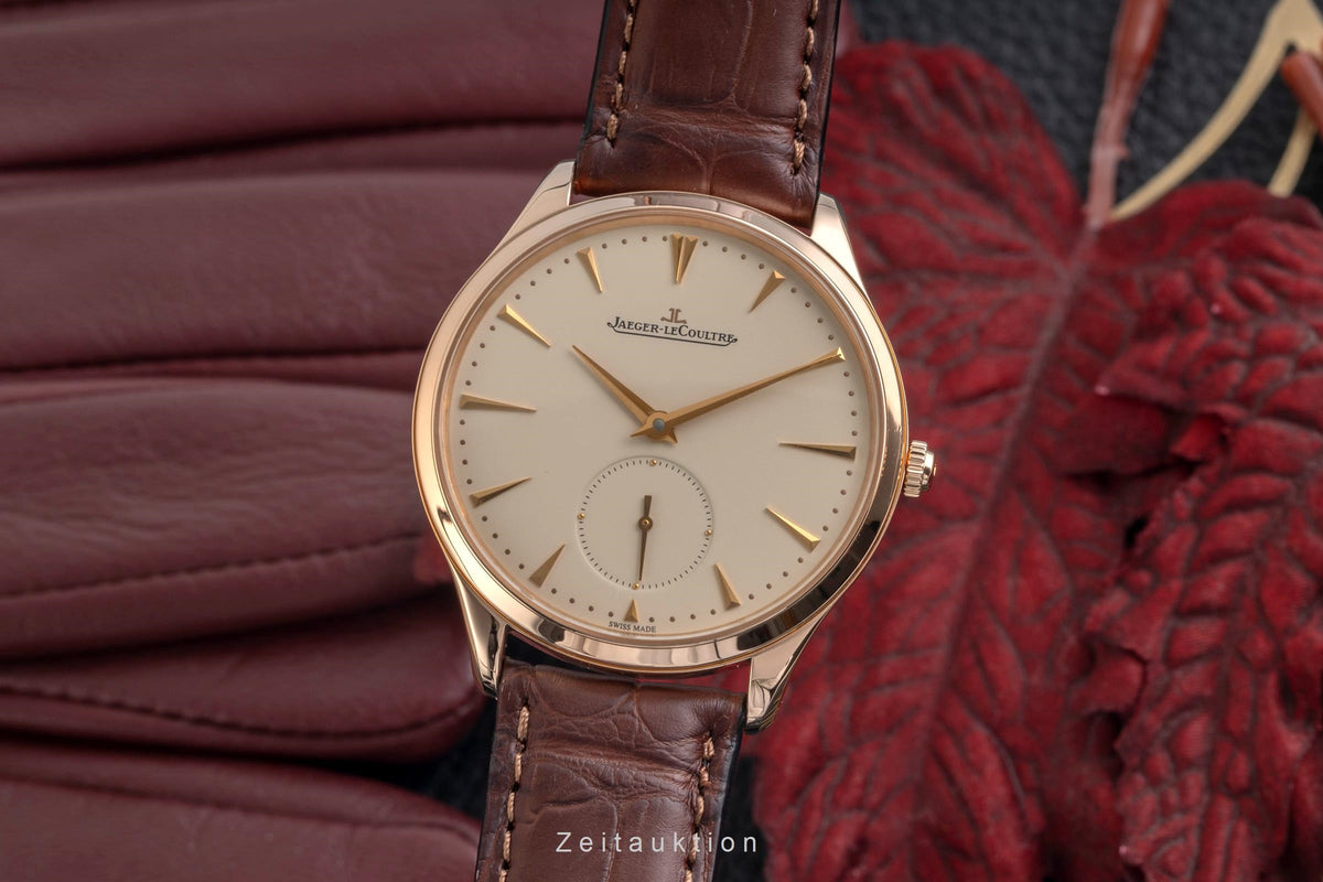 Jaeger LeCoultre Master Ultra Thin 18 ct red gold automatic men's watch Q1272510 171.2.90.S  [2606289]
