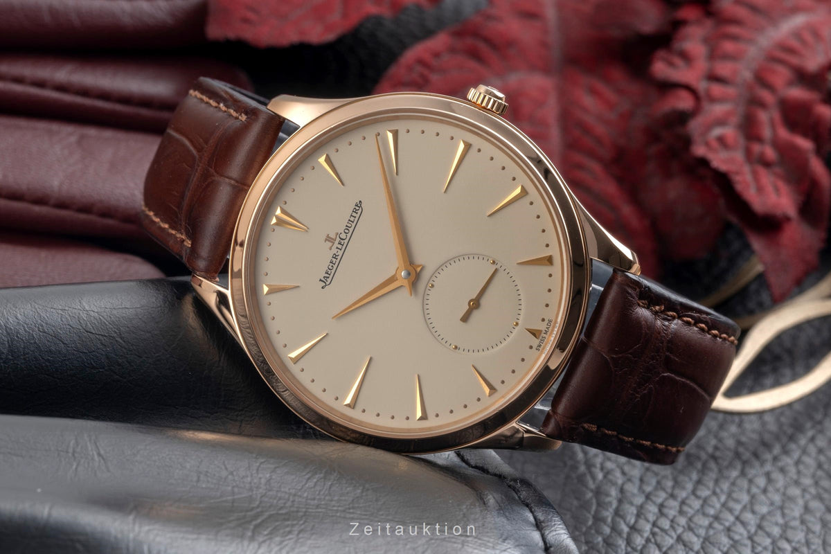 Jaeger LeCoultre Master Ultra Thin 18 ct red gold automatic men's watch Q1272510 171.2.90.S  [2606289]