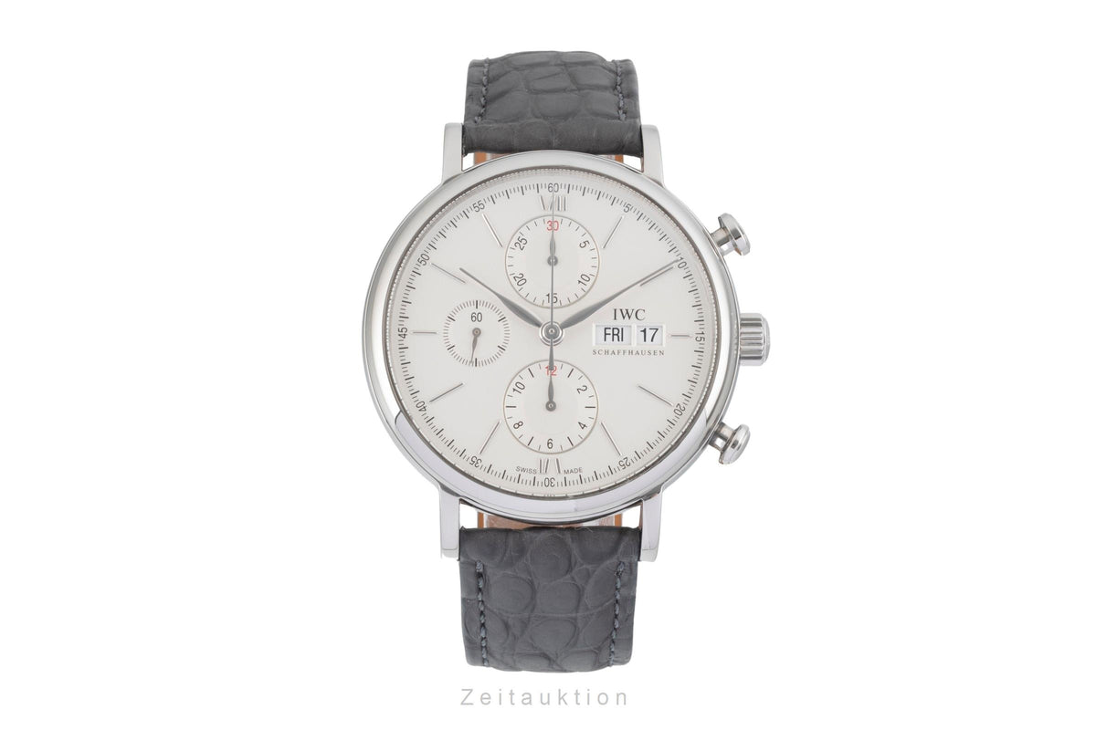IWC Portofino chronograph steel automatic men's watch IW391001  [2606296]
