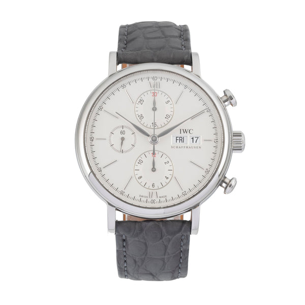 IWC Portofino chronograph steel automatic men's watch IW391001  [2606296]