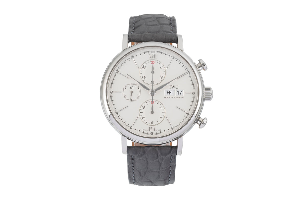IWC Portofino chronograph steel automatic men's watch IW391001  [2606296]