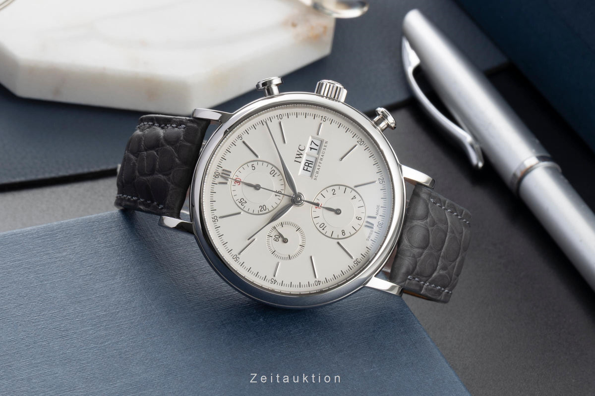 IWC Portofino chronograph steel automatic men's watch IW391001  [2606296]