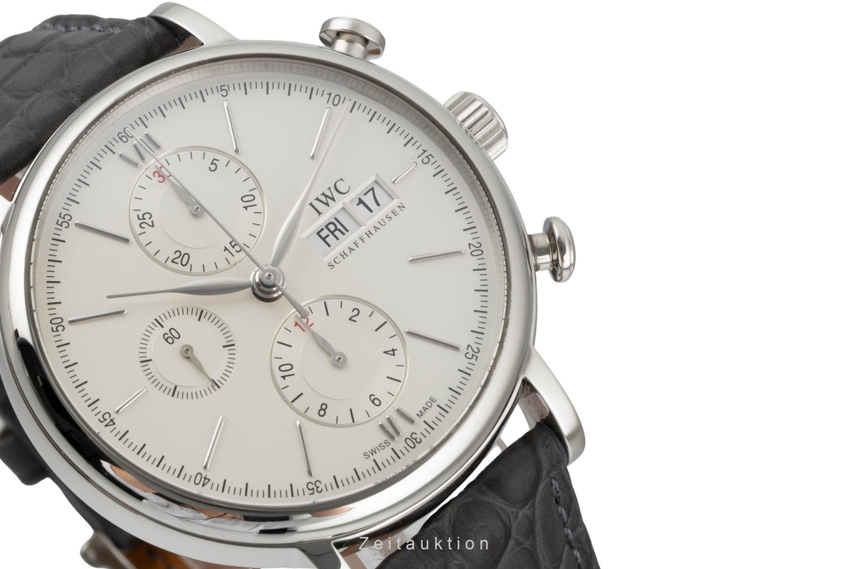 IWC Portofino chronograph steel automatic men's watch IW391001  [2606296]