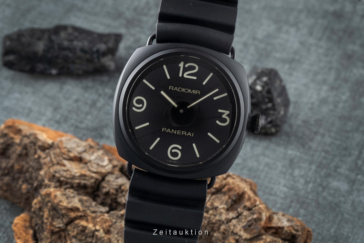 Panerai Black Seal ceramic / steel manual winding men's watch PAM00643  [2606297]