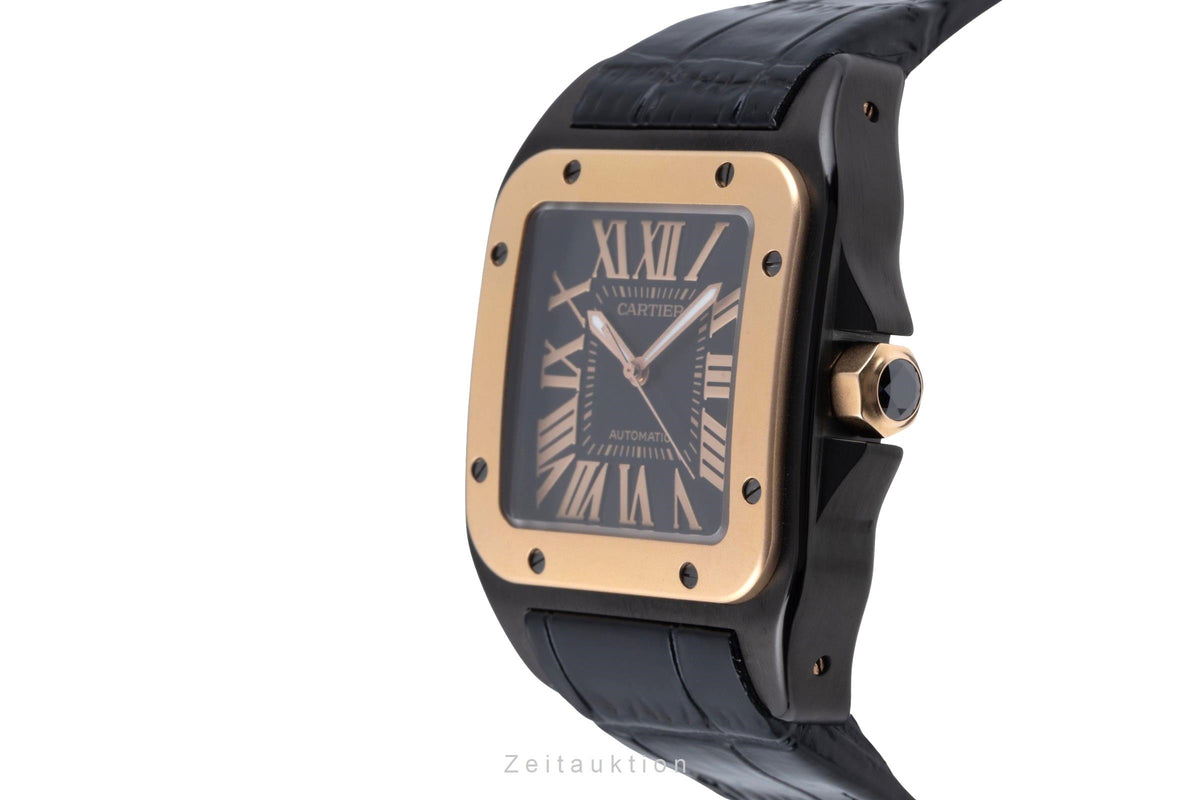 Cartier Santos 100 acier / or  automatique montre pour hommes W2020009  [2606298]