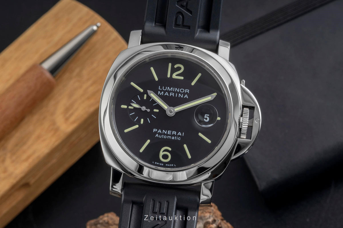 Panerai Luminor Marina steel automatic men's watch PAM00104  [2606299]