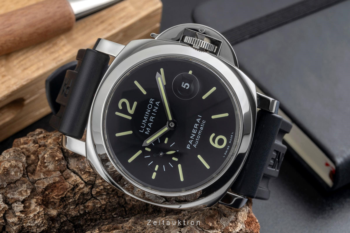 Panerai Luminor Marina steel automatic men's watch PAM00104  [2606299]