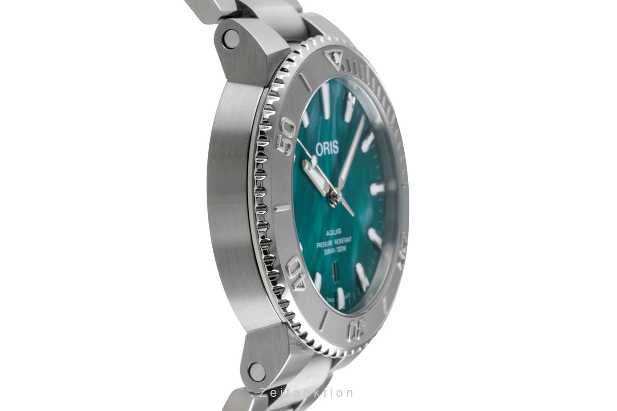 Oris Aquis Date acero automático reloj para caballeros 01 733 7730 4137-07 8 24 05PEB  [2606303]
