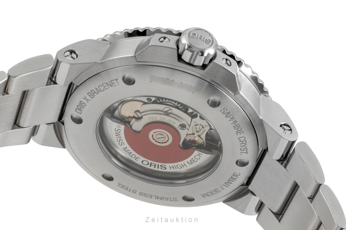 Oris Aquis Date acero automático reloj para caballeros 01 733 7730 4137-07 8 24 05PEB  [2606303]