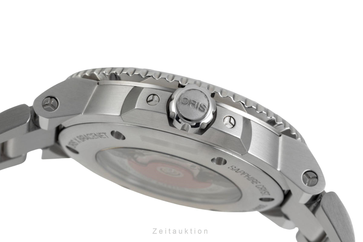 Oris Aquis Date acero automático reloj para caballeros 01 733 7730 4137-07 8 24 05PEB  [2606303]