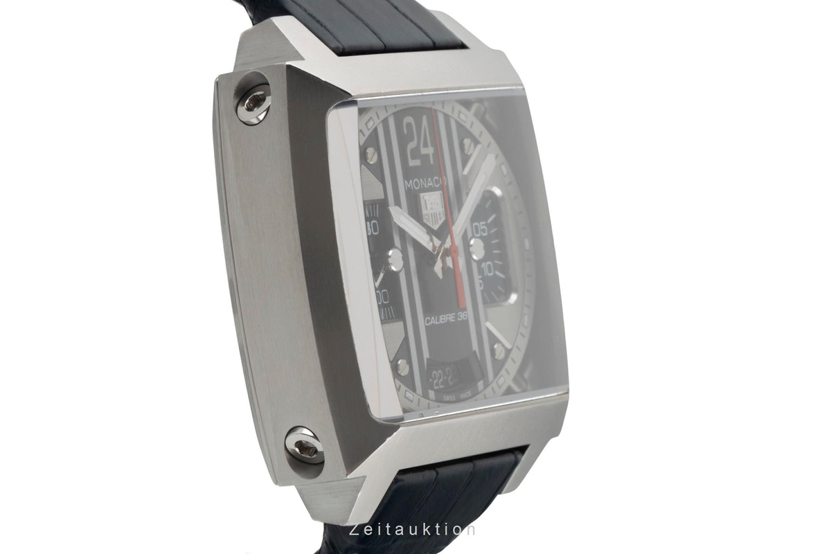 Tag Heuer Monaco 24 Steve McQueen Stahl Automatik Ref. CAL5111.FC6299 B&P 2014 [2606305]