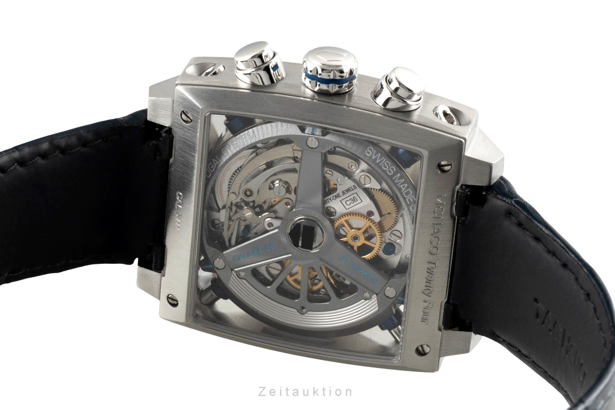 Tag Heuer Monaco 24 Steve McQueen Stahl Automatik Ref. CAL5111.FC6299 B&P 2014 [2606305]