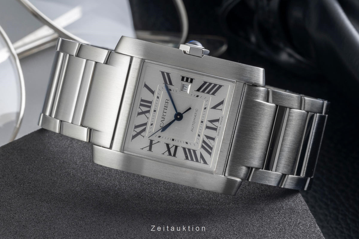 Cartier Tank Francaise acero automático reloj para caballeros WSTA0067  [2606308]