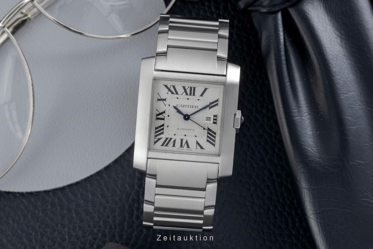 Cartier Tank Francaise acero automático reloj para caballeros WSTA0067  [2606308]