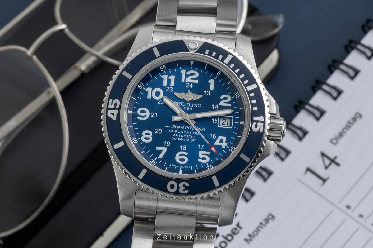Breitling Superocean acier automatique montre pour hommes A17392D8/C910  [2606315]