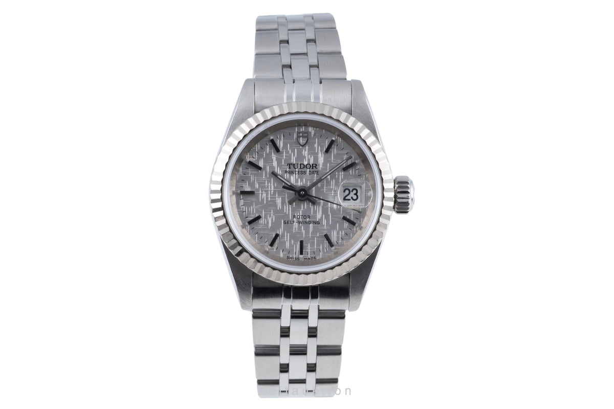 Tudor Princess Date steel / white gold automatic women's watch 92414  [2606317]