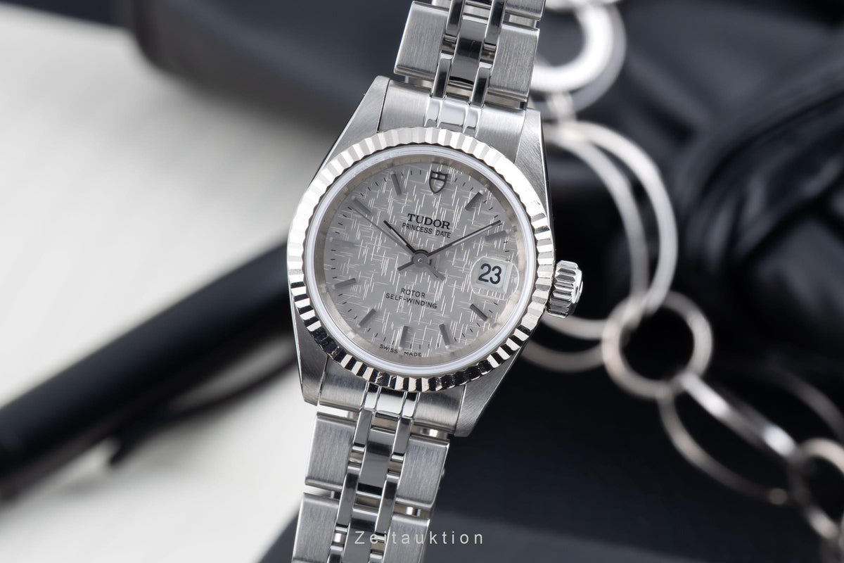 Tudor Princess Date steel / white gold automatic women's watch 92414  [2606317]