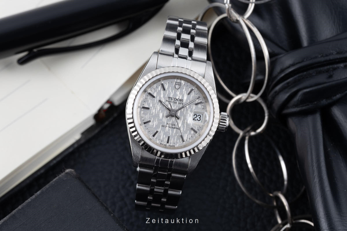 Tudor Princess Date steel / white gold automatic women's watch 92414  [2606317]