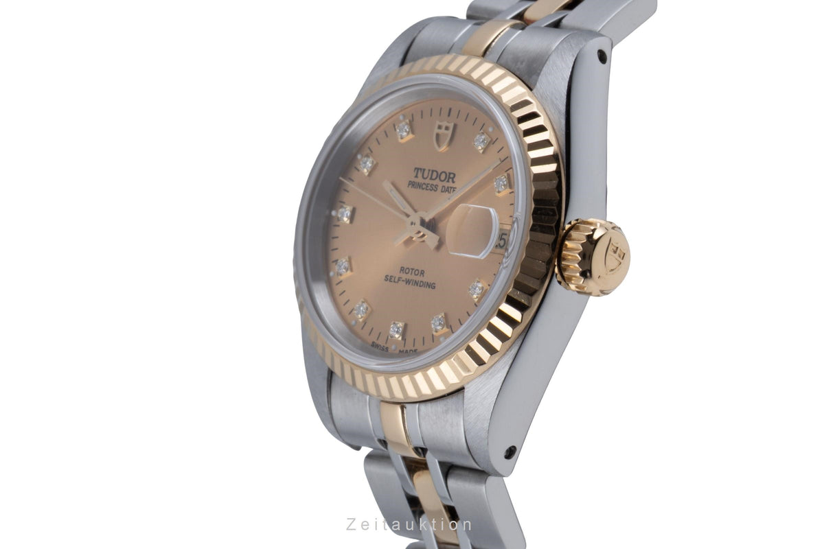Tudor Princess Date steel / gold automatic women's watch 92413  [2606318]
