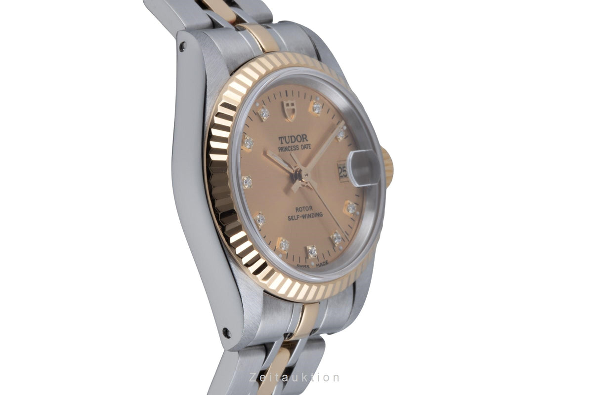 Tudor Princess Date steel / gold automatic women's watch 92413  [2606318]