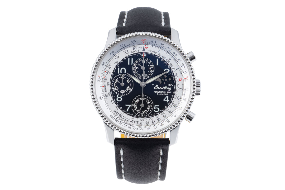 Breitling Montbrillant cronógrafo acero automático reloj para caballeros A19350-301  [2606319]