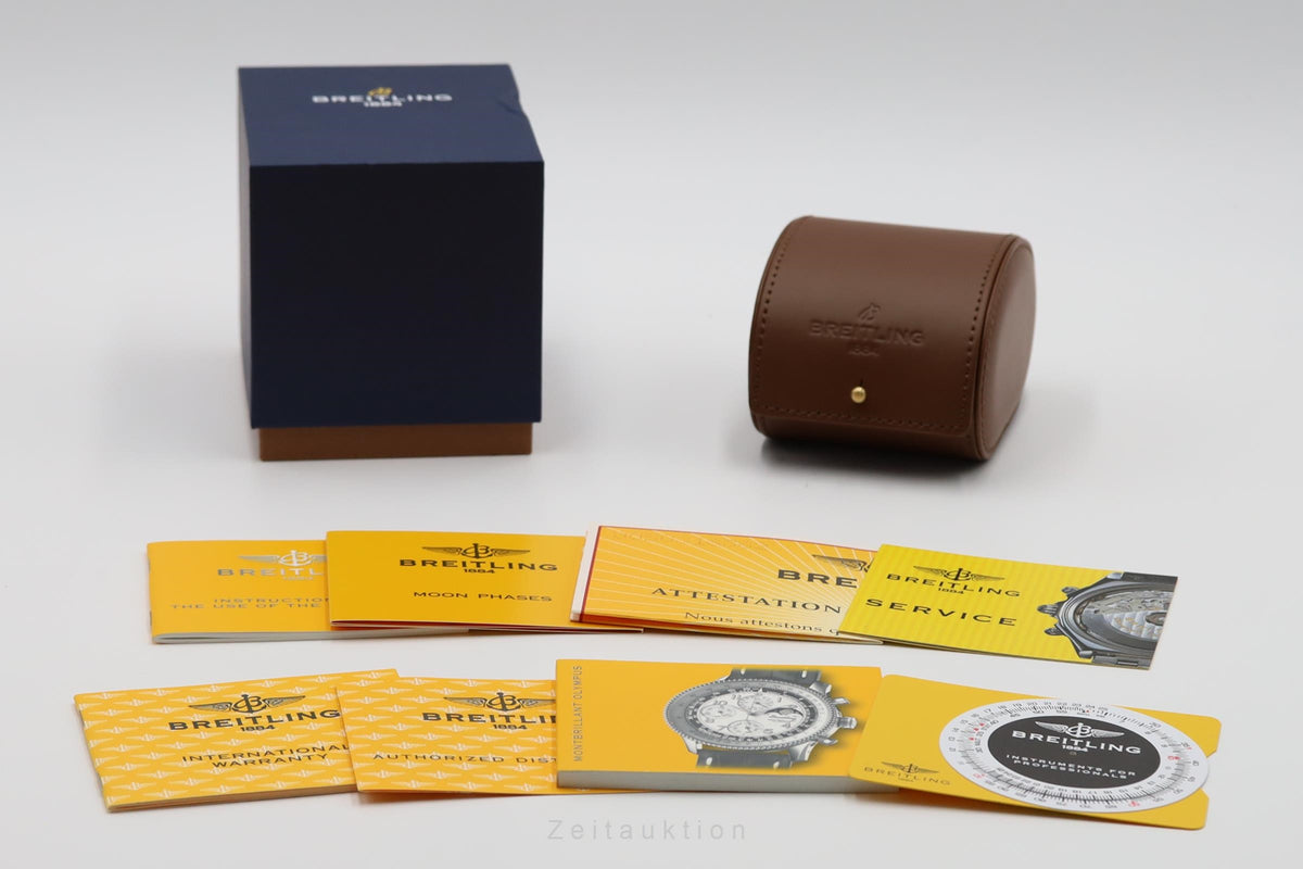 Breitling Montbrillant Olympus Chronograph Automatik Herrenuhr R. A19350-301 B&P [2606319]