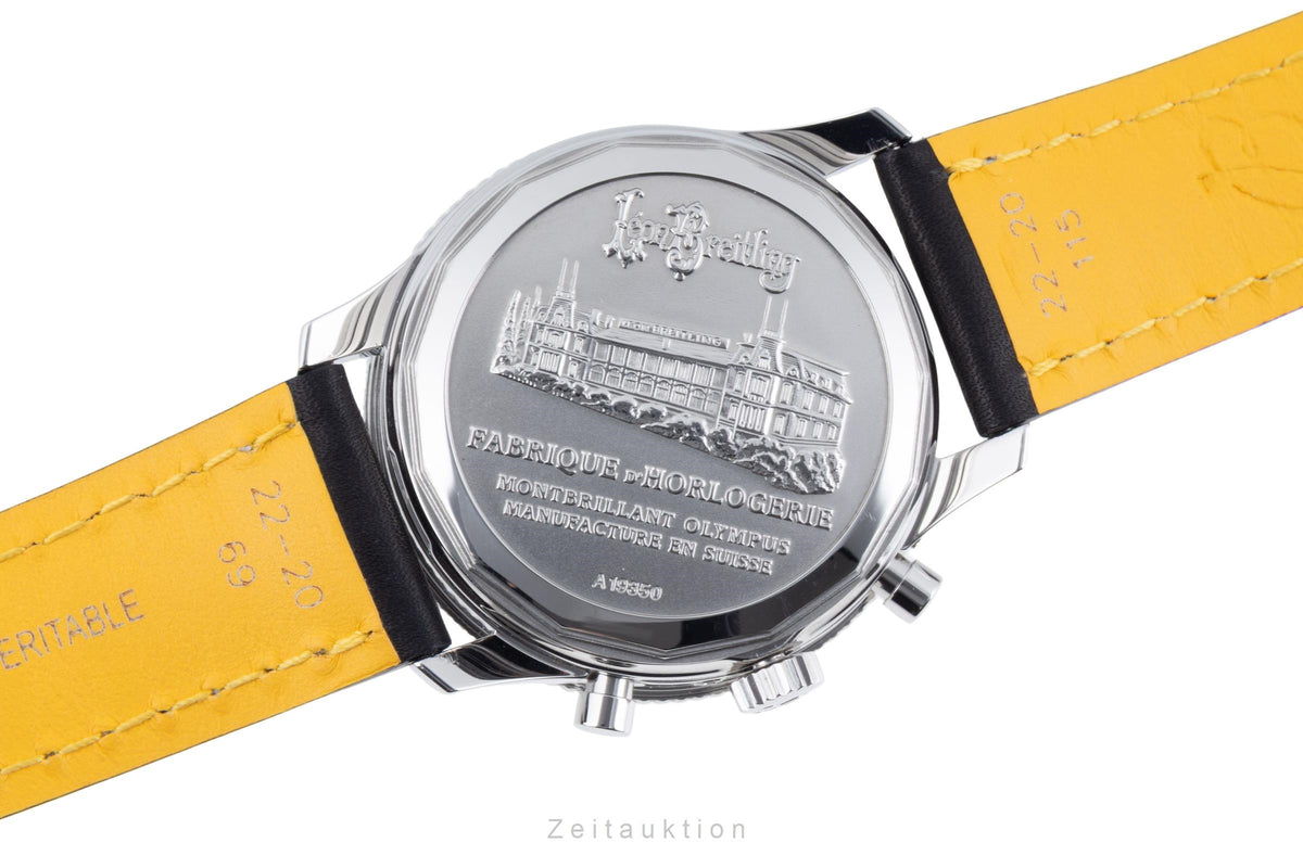 Breitling Montbrillant Olympus Chronograph Automatik Herrenuhr R. A19350-301 B&P [2606319]