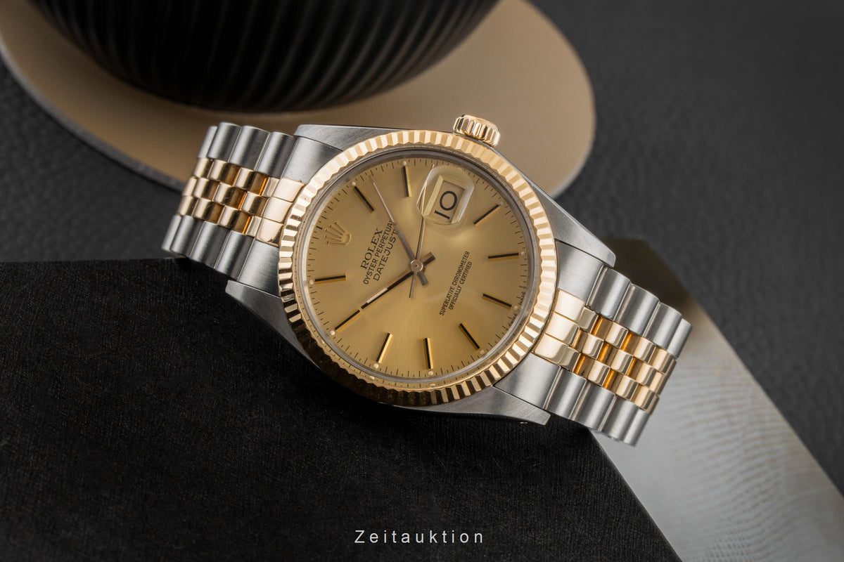 Rolex Datejust acier / or  automatique montre pour hommes 16013  [2606320]