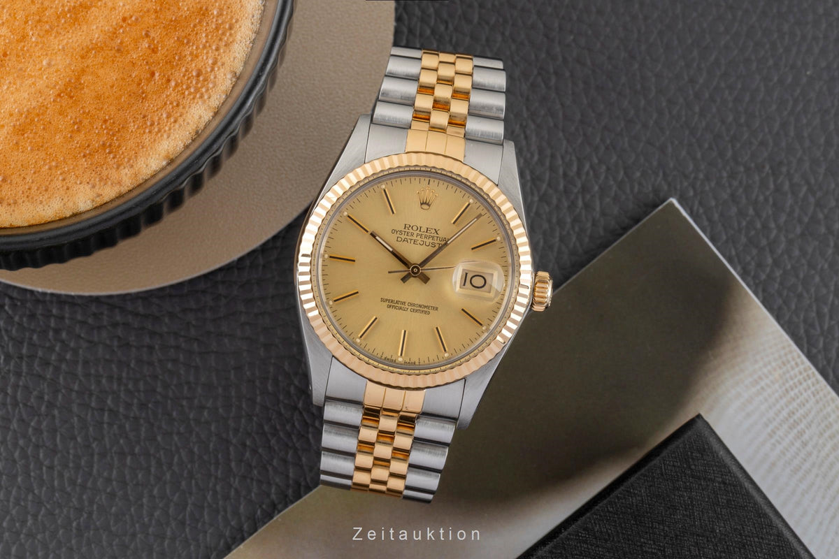 Rolex Datejust acier / or  automatique montre pour hommes 16013  [2606320]