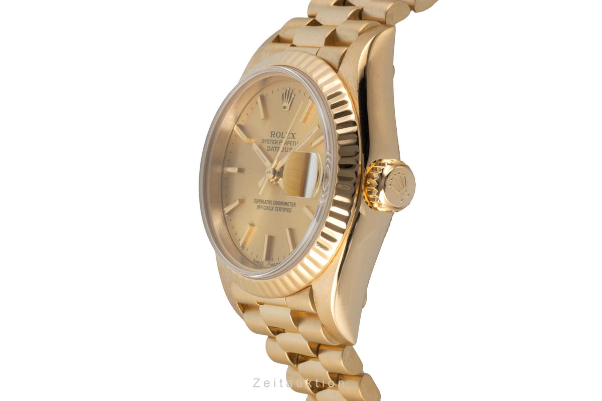 Rolex Lady Datejust 18k (0,750) Gold Automatik Damenuhr Ref. 79178 B&P 2002 [2606322]