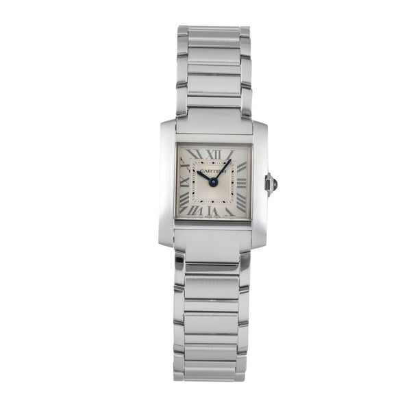 Cartier Tank Francaise Small Model Stahl Quarz Damenuhr Ref. WSTA0065 4472 [2606329]