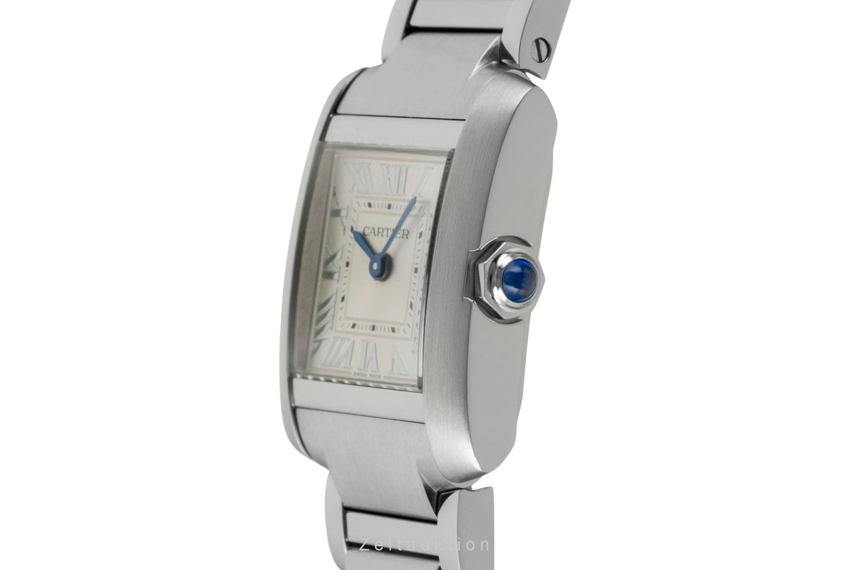 Cartier Tank Francaise Small Model Stahl Quarz Damenuhr Ref. WSTA0065 4472 [2606329]