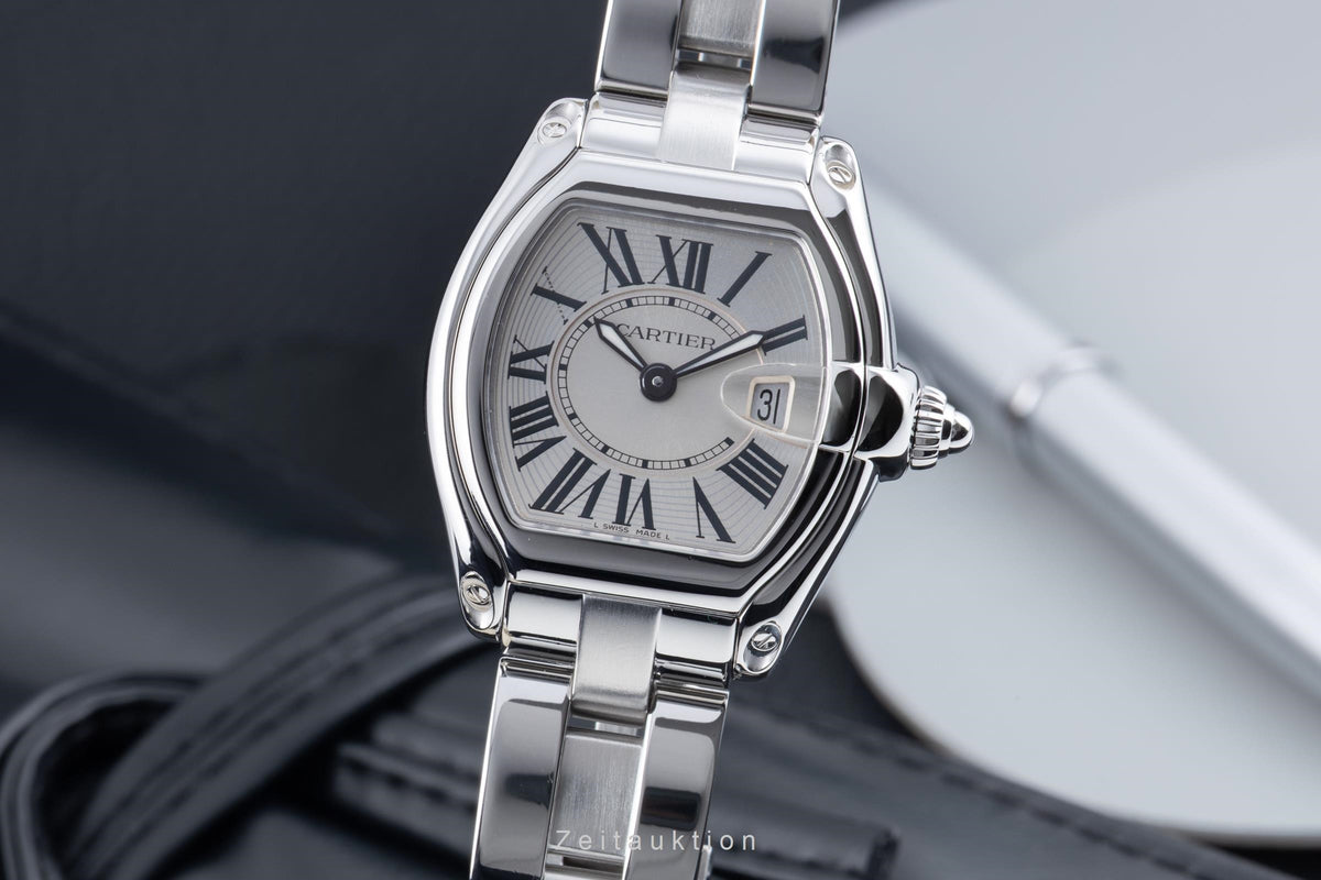 Cartier Roadster steel quartz women's watch W62016V3  [2606330]