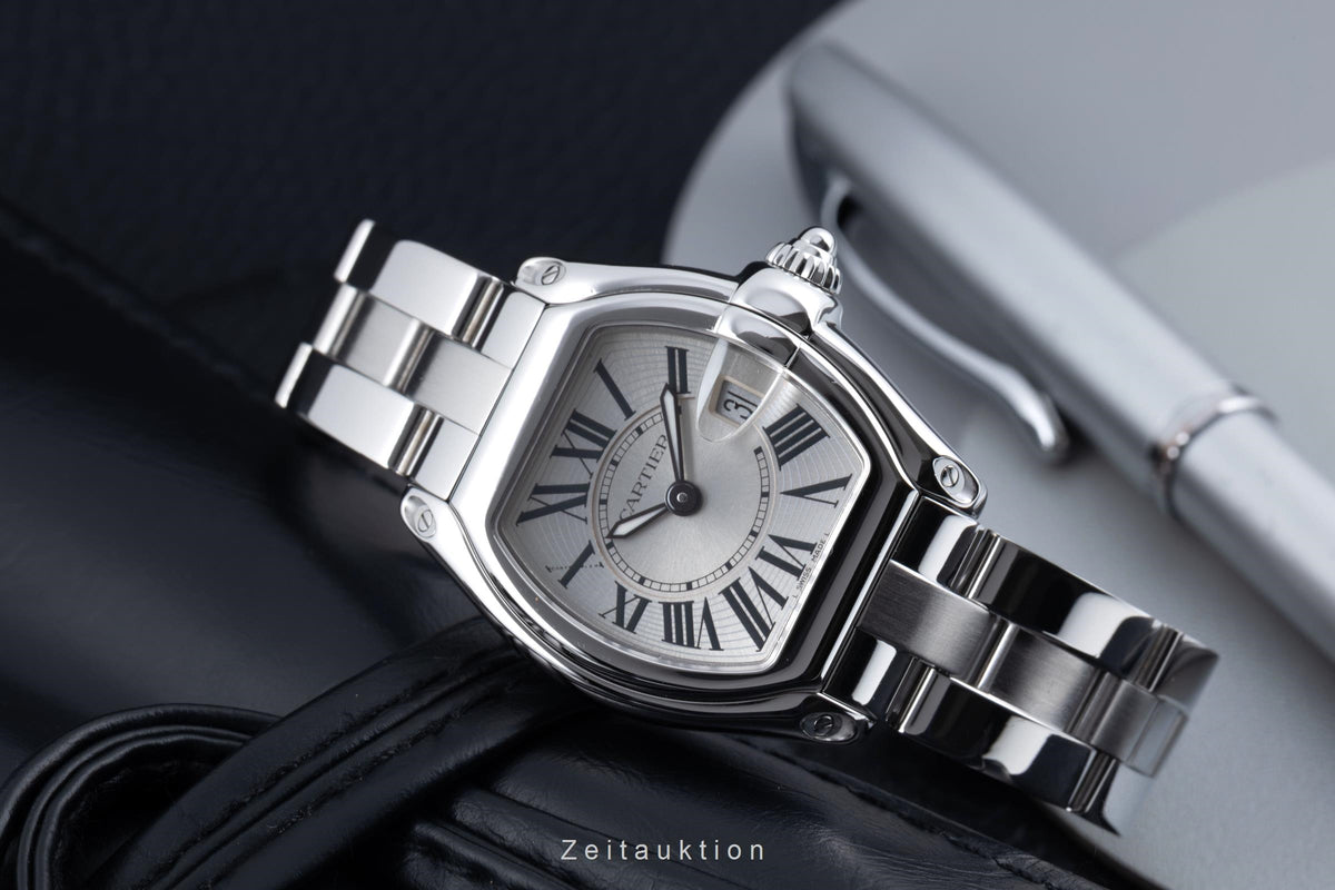 Cartier Roadster steel quartz women's watch W62016V3  [2606330]