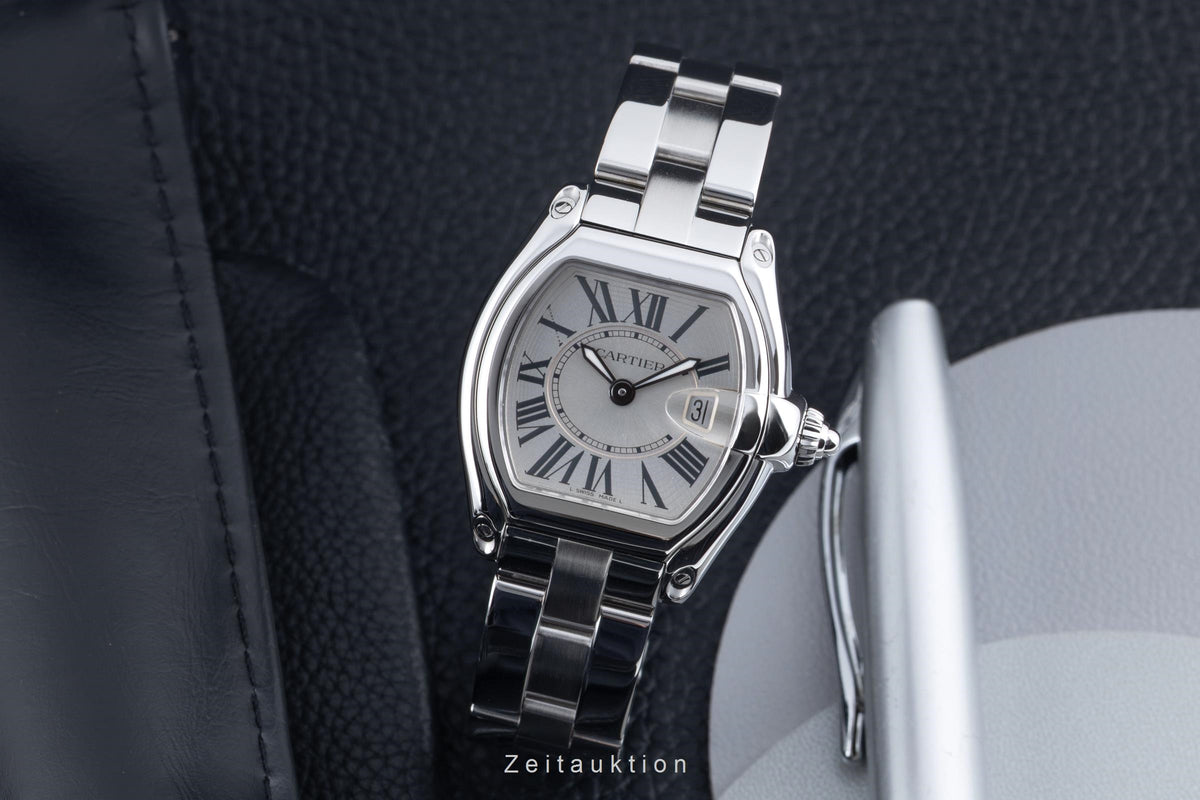 Cartier Roadster steel quartz women's watch W62016V3  [2606330]