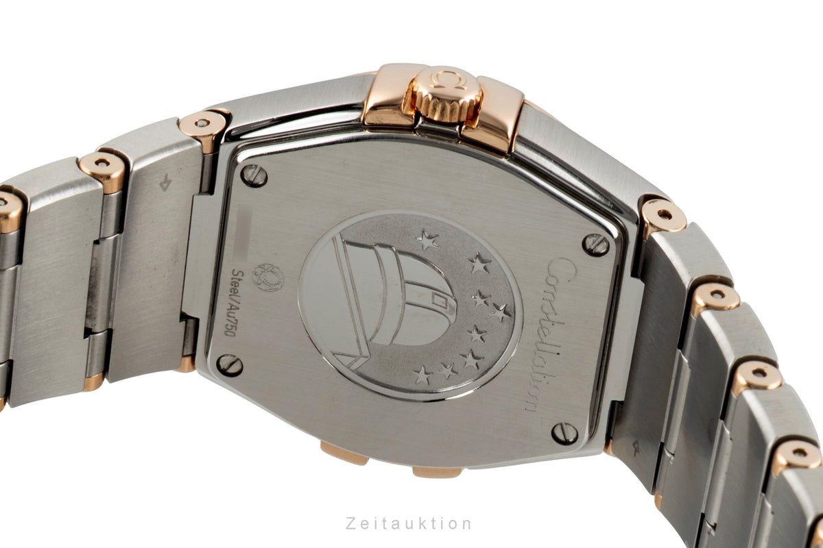 Omega Constellation steel / gold quartz women's watch 123.20.27.60.55.003  [2606331]