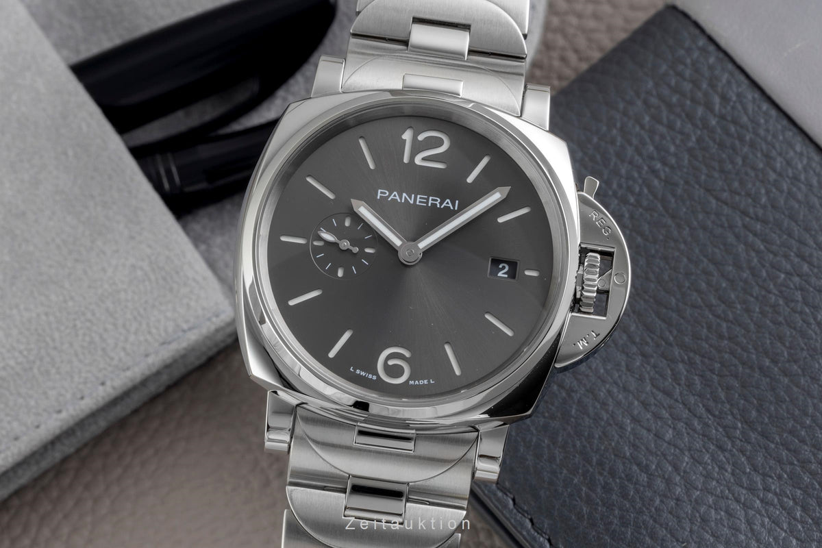 Panerai Luminor Due Edelstahl Automatik Herrenuhr Ref. PAM01387 B&P 2026 [2606338]