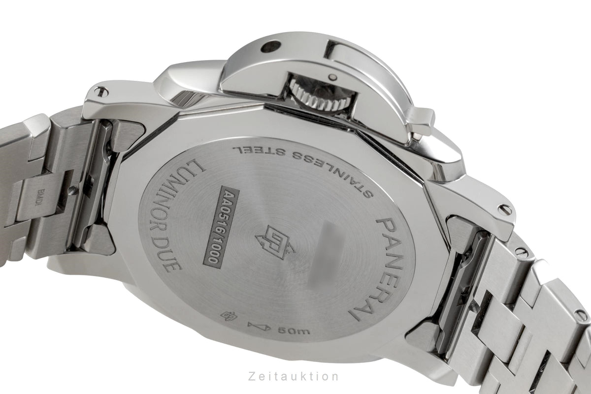 Panerai Luminor Due Edelstahl Automatik Herrenuhr Ref. PAM01387 B&P 2026 [2606338]