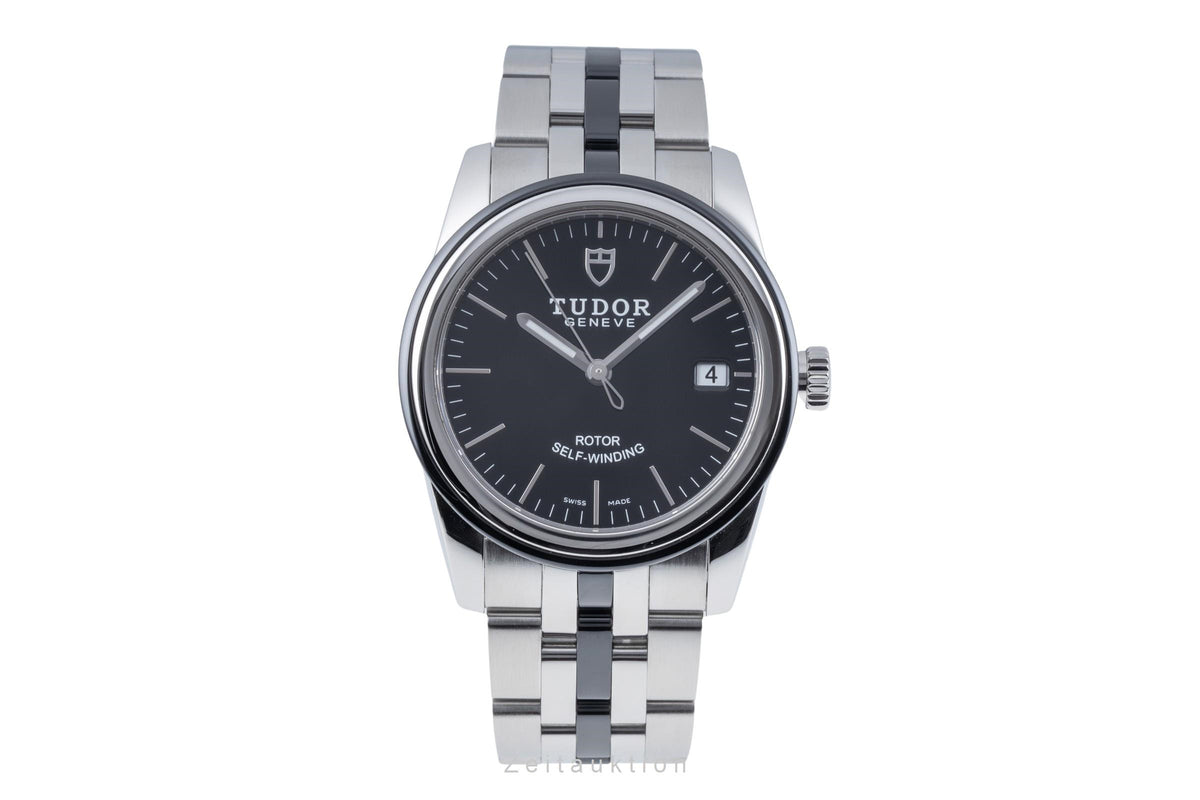 Tudor Glamour Date acciaio automatismo orologio da uomo 55010N  [2606350]