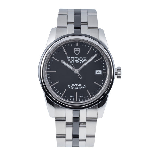 Tudor Glamour Date acciaio automatismo orologio da uomo 55010N  [2606350]