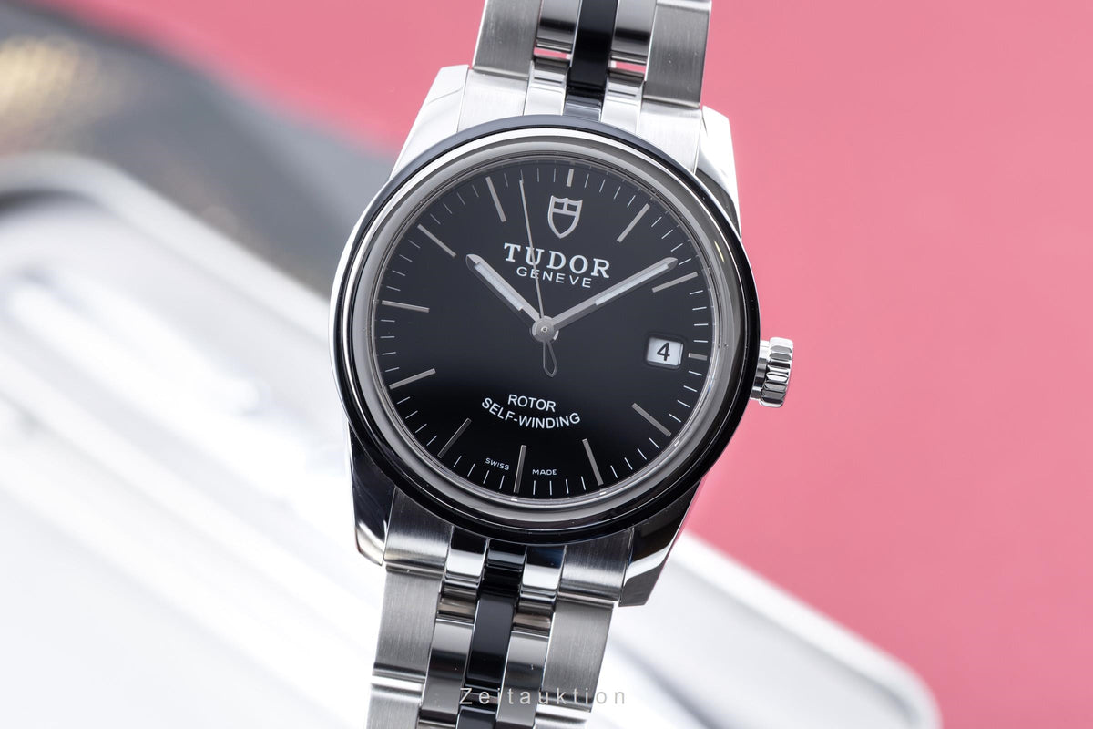 Tudor Glamour Date acciaio automatismo orologio da uomo 55010N  [2606350]