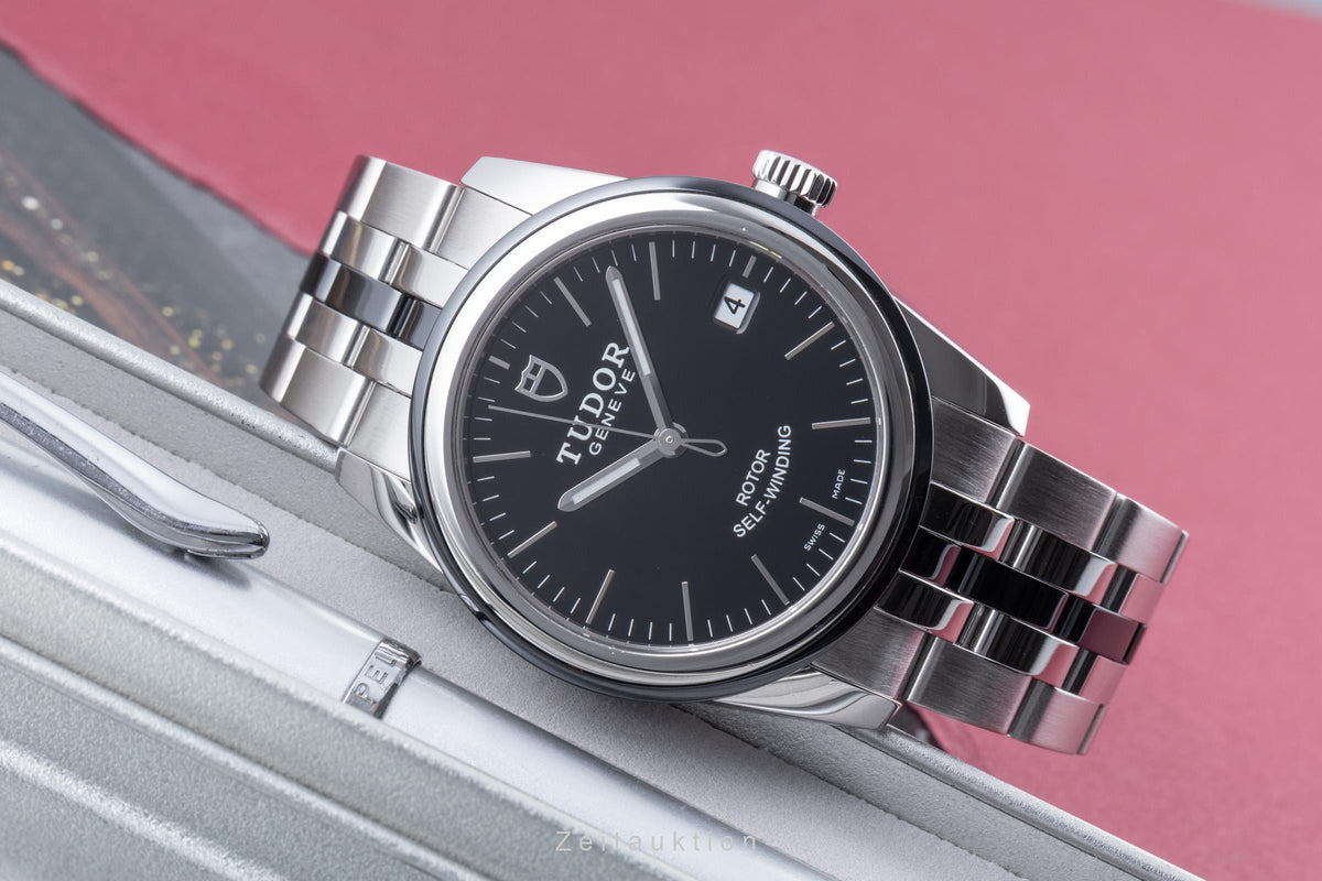 Tudor Glamour Date acciaio automatismo orologio da uomo 55010N  [2606350]