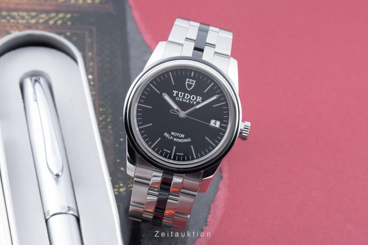 Tudor Glamour Date acciaio automatismo orologio da uomo 55010N  [2606350]