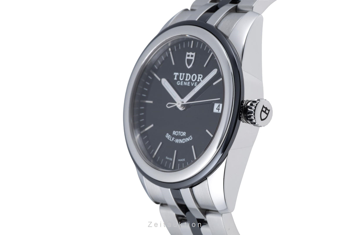 Tudor Glamour Date acciaio automatismo orologio da uomo 55010N  [2606350]