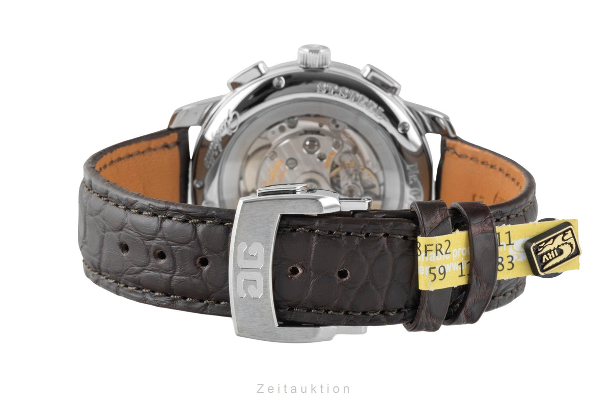Glashütte Senator Chronograph Stahl Automatik Herrenuhr Ref. 1-39-34-21-42-04 [2606351]
