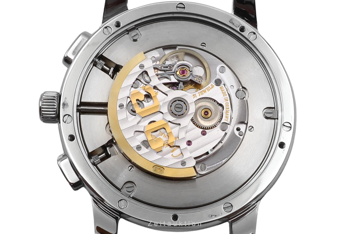 Glashütte Senator Chronograph Stahl Automatik Herrenuhr Ref. 1-39-34-21-42-04 [2606351]
