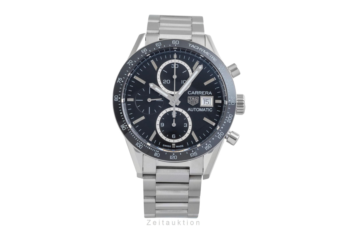 Tag Heuer Carrera chronograph steel automatic men's watch CV201AJ-10  [2606353]